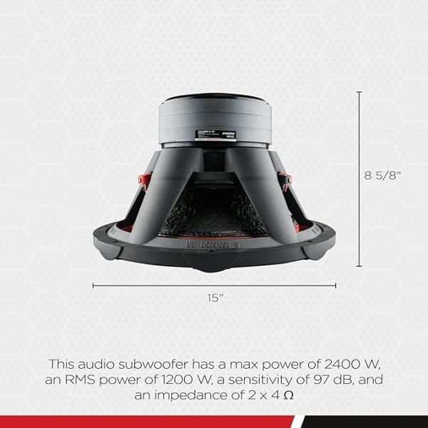 AUDIOPIPE TXX-BDC3-15 Dimension