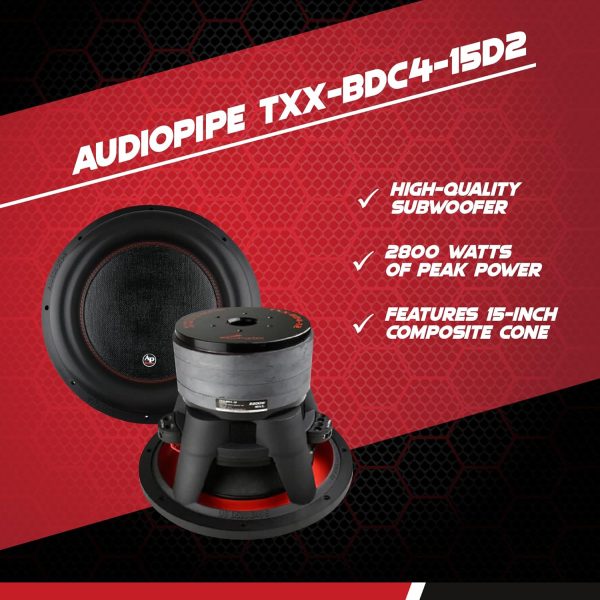 AUDIOPIPE TXX-BDC4-15